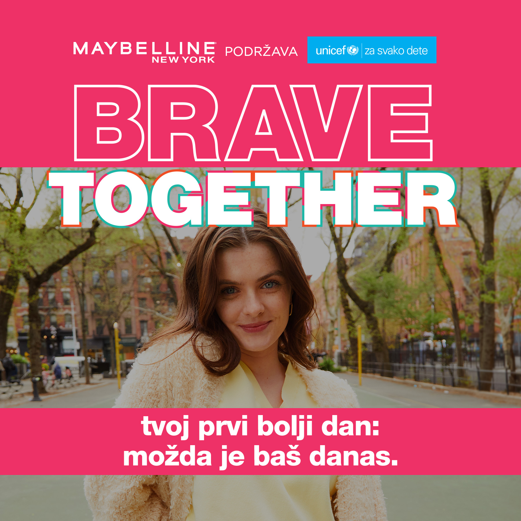 Brave Together: Maybelline i UNICEF obezbedili besplatnu podršku za mlade sa psihičkim problemima