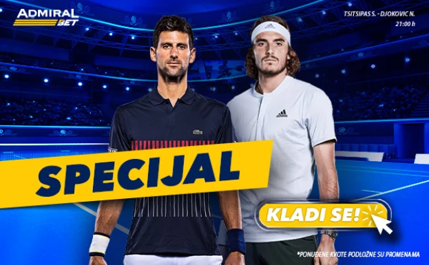 Nole startuje, AdmiralBet nudi specijal!