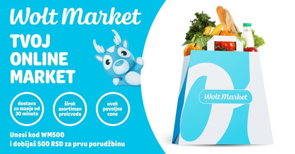 Dobro došli u Wolt markete – prve virtuelne supermarkete u Srbiji