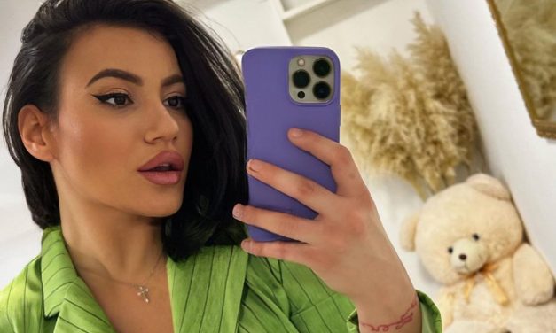 STOMAK DO ZUBA I ULTRA KRATKA HALJINA: Kristina Spalević istakla atribute u drugom stanju, mreže se USIJALE! (FOTO)