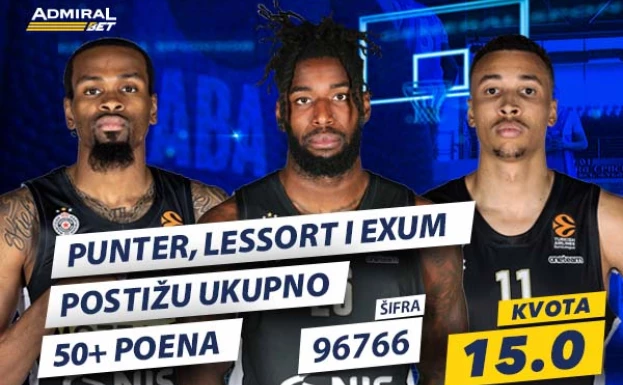 Košarkaška nedelja, veliki AdmiralBet specijal iz Ljubljane, vreme za profit na Kevina Pantera?