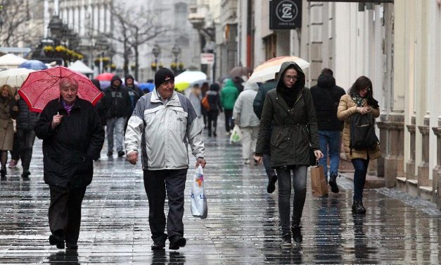 U Srbiji danas kiša i kratkotrajni pljuskovi, na planinama sneg, uveče razvedravanje