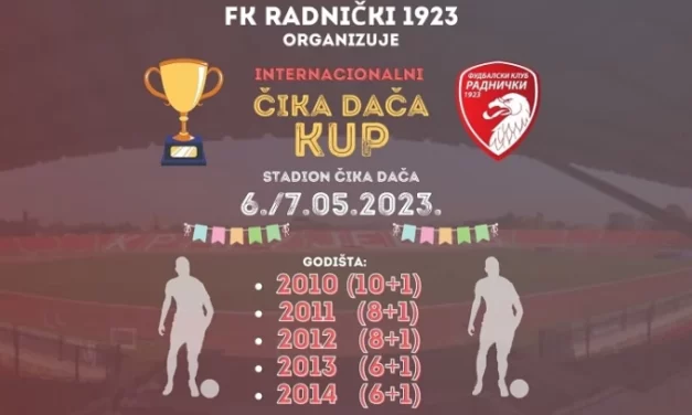 “Čika Dača kup” – Velika smotra fudbalskih talenata iz Srbije i regiona