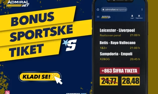 AdmiralBet bonus tiket
