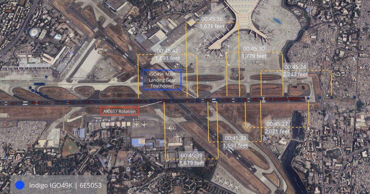 Umalo katastrofa: Putnički avion sleće dok drugi poleće nekoliko sekundi ispred njega, kamera sve snimila
