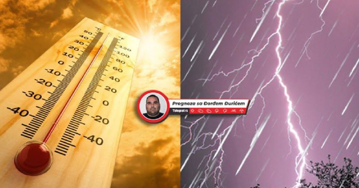 Prepodne sunce, popodne pljuskovi, očekuju se i grmljavinske oluje: Temperatura do 34°C