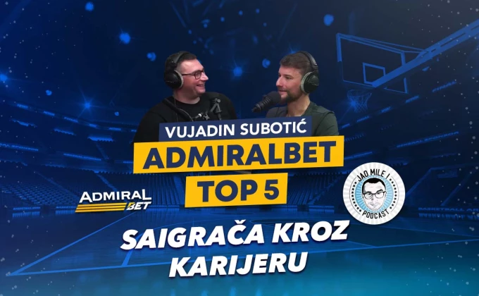 Vujadin Subotić gost u „Jao Mile“ podkastu, top 5 saigrača