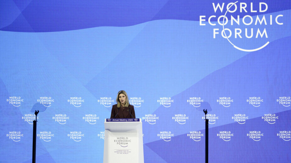 Prva dama Ukrajine poziva svetske vođe u Davosu da upotrebe svoj uticaj