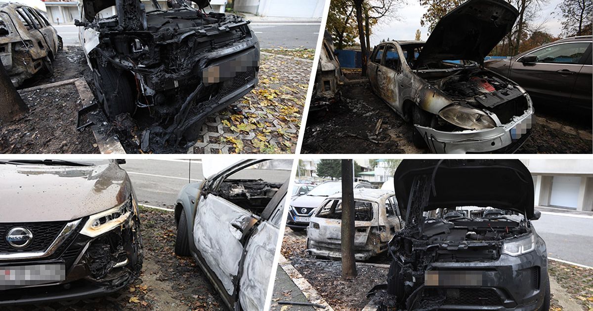 Stravične slike sa mesta eksplozije na Dedinju: Od skupocenog auta ostala samo školjka