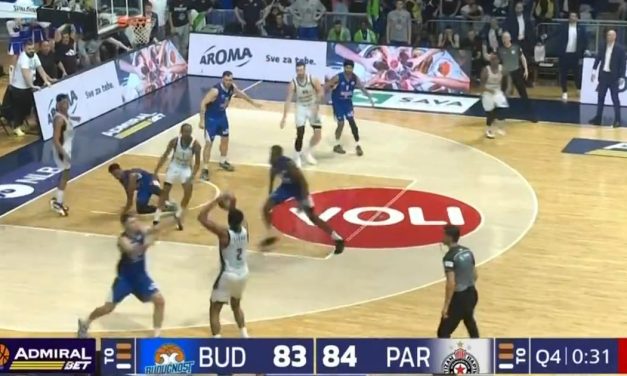 Pogledajte trojku Ledeja koja je prelomila meč protiv Budućnosti i obezbedila Partizanu drugo mesto u ABA ligi