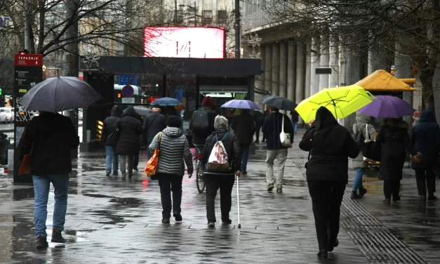 Danas zahlađenje i do 20 stepeni, tokom dana kiša