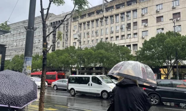 Danas u Srbiji jača košava, mestimično kiša