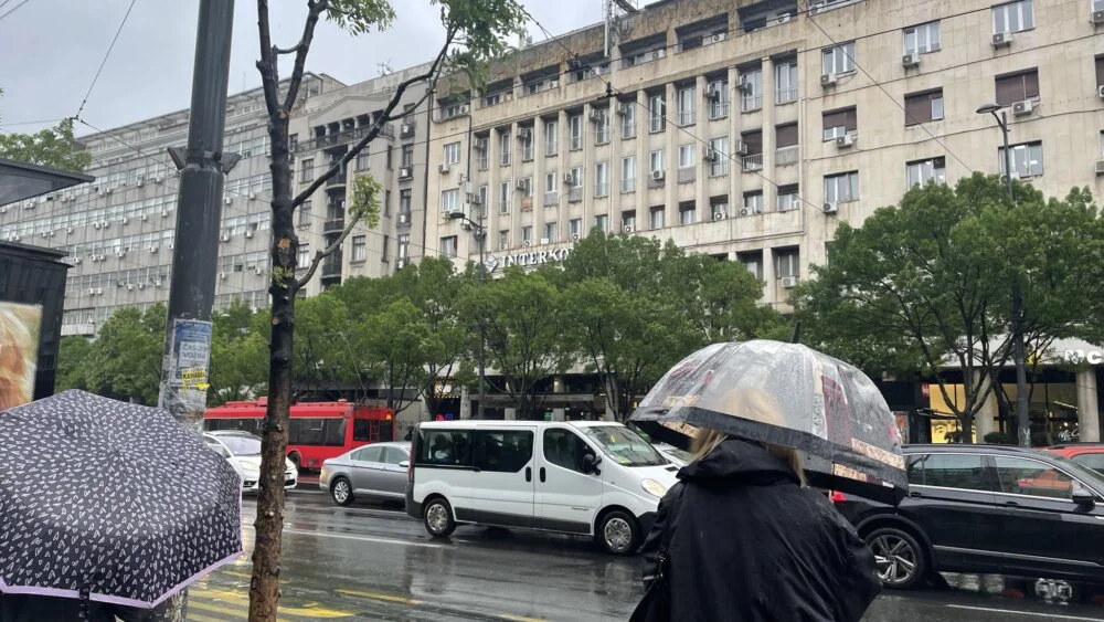 Danas u Srbiji jača košava, mestimično kiša